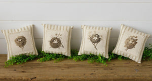 Mini Pillows - Sepia Nests (PK/4 AST)