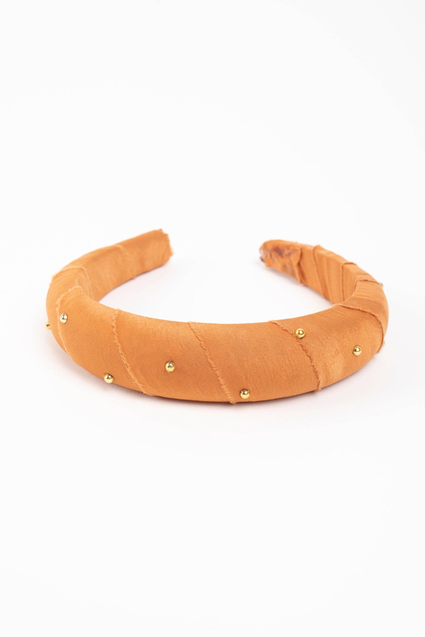 Violet & Brooks - Jayne Puff Headband: Rust