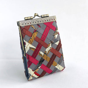 Cathayana - Hand woven ribbon card holder with RFID protection