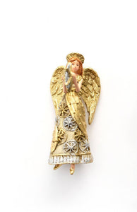 Dekorasyon Gifts  Decor - 4" Star of Xmas Angel Ornament (Dark Champagne)