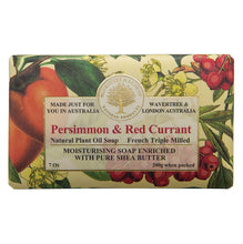 Load image into Gallery viewer, Wavertree &amp; London - Wavertree Persimmon &amp; Red Currant Luxury Soap Bars