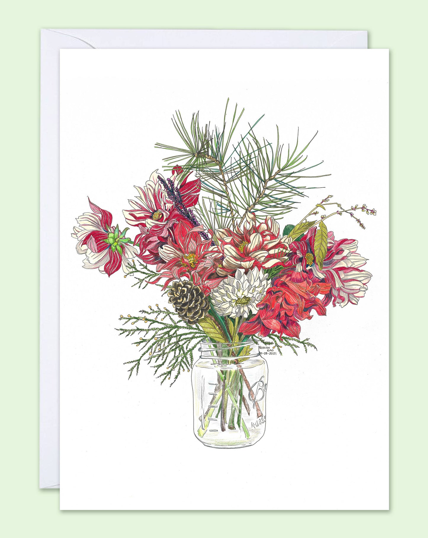 Vivid Cottage - Winter Holiday - card