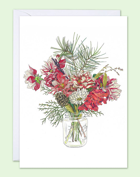 Vivid Cottage - Winter Holiday - card