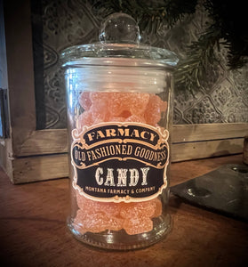 Montana Farmacy - Apothecary Jar Prosecco gummy bear candy old fashioned NONA