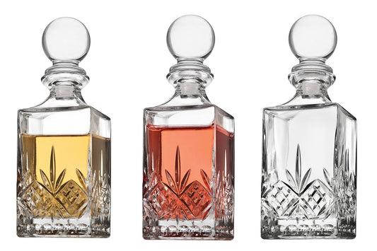 Godinger - Dublin Set 3 Mini Decanter: Non Leaded Crystal