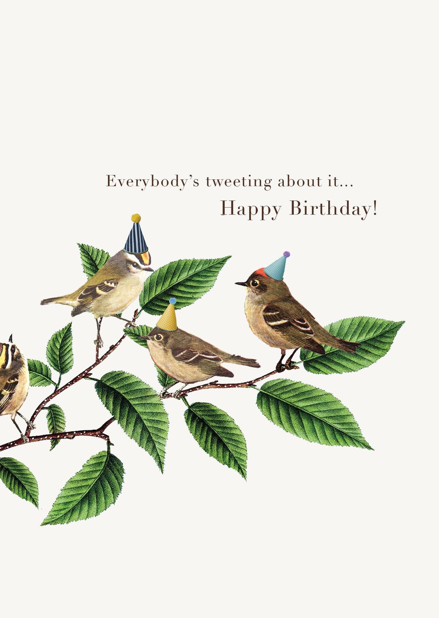 P. Flynn Design / Phun House - Everybody's Tweeting • 5x7 Greeting Card