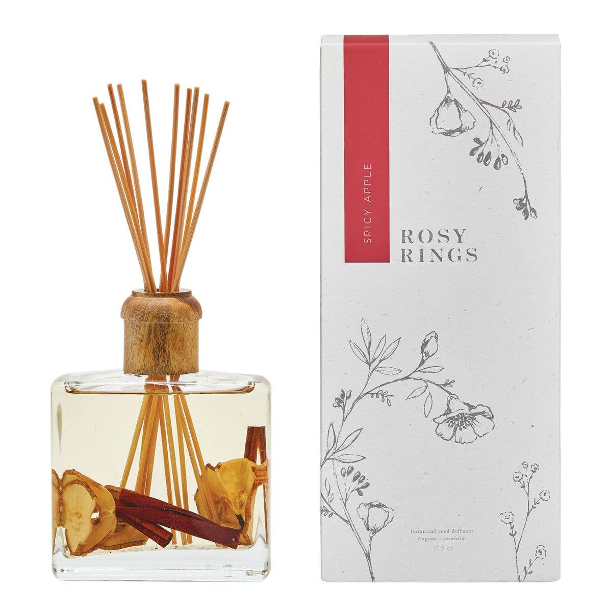 Rosy Rings - Spicy Apple Botanical Reed Diffuser