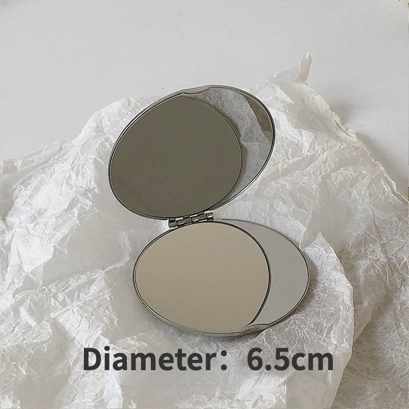 WEST AUSSIE SUPPLIES - Mirroray - Stainless Steel Portable Double Mirror: ROUND