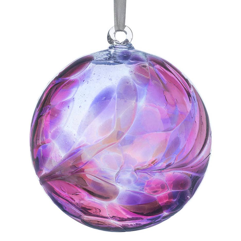 Sienna Glass - 10cm Friendship Ball - Amethyst