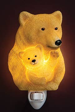 Ibis and Orchid Design - Bear & Cub Night Light (minimum of 2 Per Design)