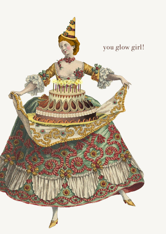 P. Flynn Design / Phun House - You Glow Girl • 5x7 Greeting Card