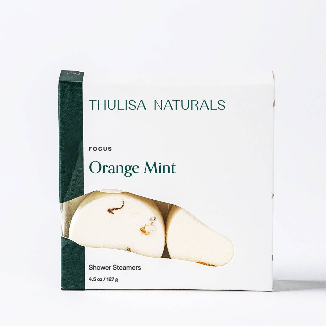 Thulisa Naturals | Bath + Body - Shower Steamers - Orange-mint