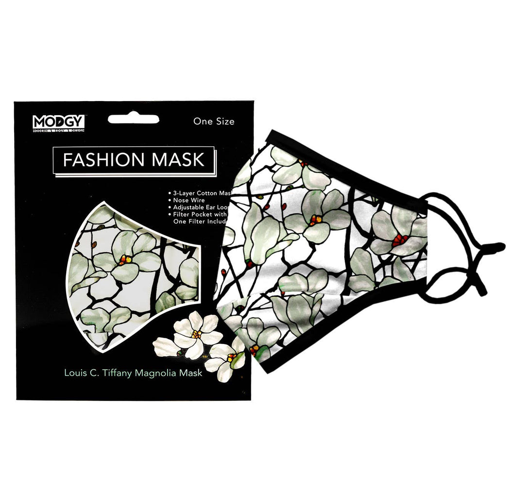 Modgy - Louis C. Tiffany Magnolia Window Fashion Mask