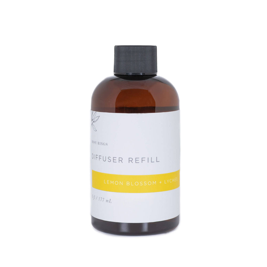 Rosy Rings - Lemon Blossom and Lychee Diffuser Refill Oil - 6 oz
