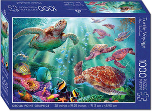 Crown Point Graphics - Turtle Voyage - 1000 Piece Jigsaw Puzzle