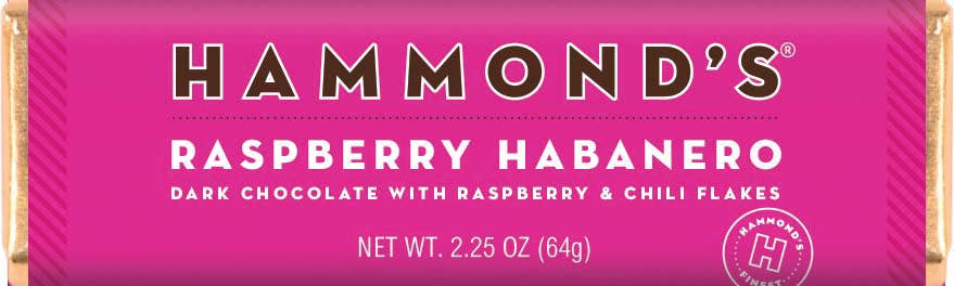 Hammond's Candies - Chocolate Bar Raspberry Habanero Dark