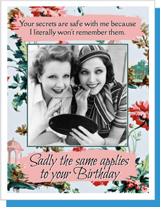 Ümlaut Brooklyn - Your Secrets - Birthday Greeting Card