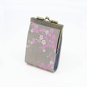 Cathayana - Cherry Blossom - Gray  Card Holder