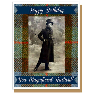 Ümlaut Brooklyn - Magnificent Bastard Birthday Greeting Card
