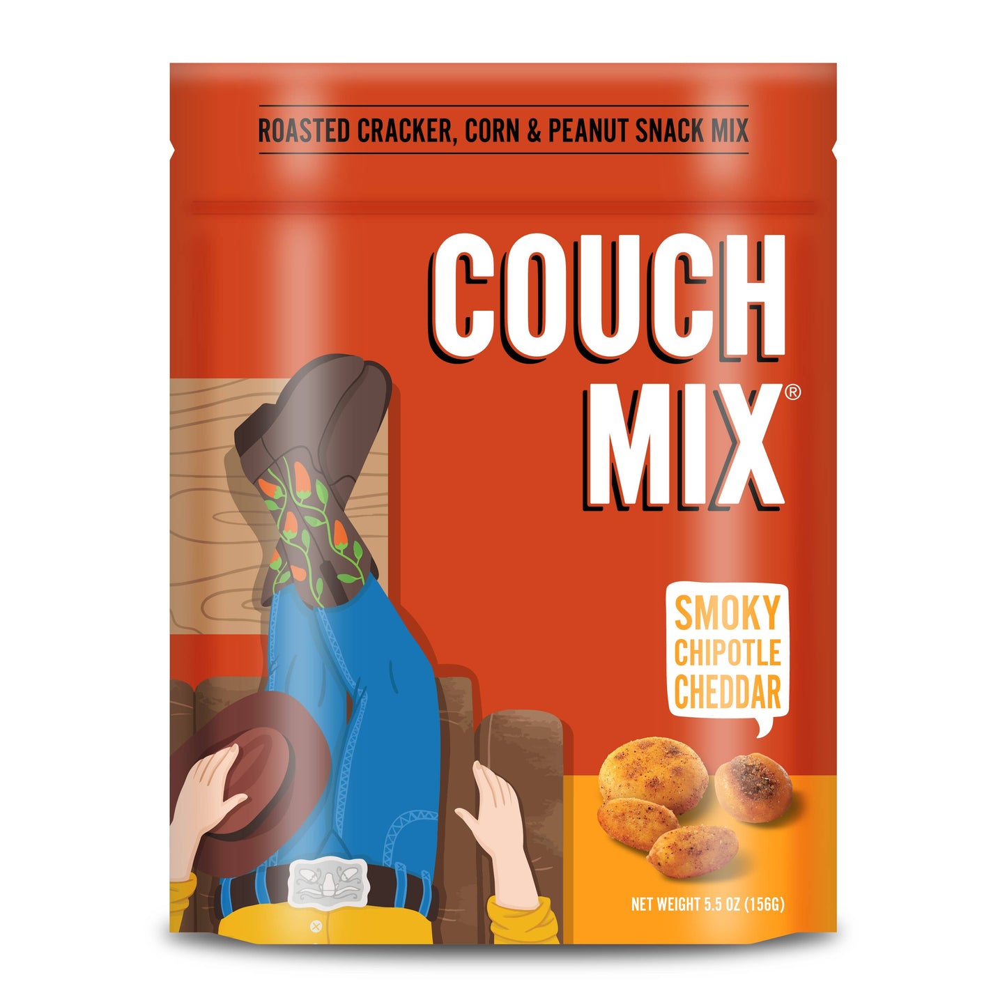 Bruce Julian Heritage Foods - Couch Mix® - Chipotle Cheddar 5.5-oz bag