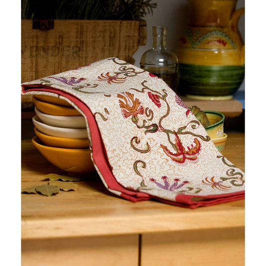 Fleurs Des Indes Tea Towel