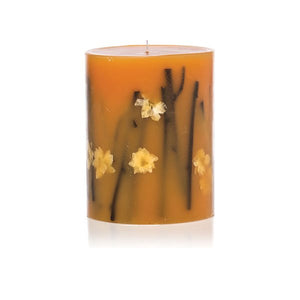 Rosy Rings Honey Pillar Candle