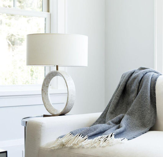 Herringbone Plush Throw